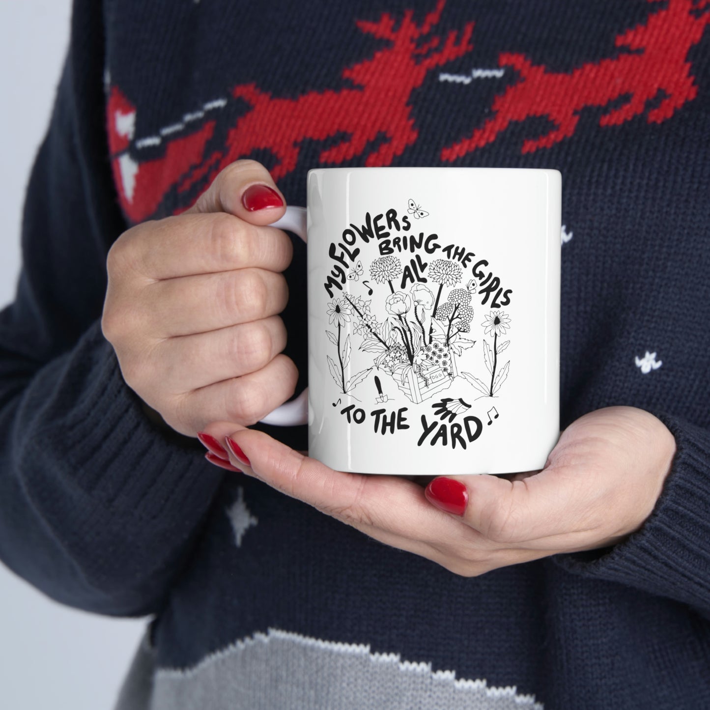My Flowers Ceramic Mug 11oz