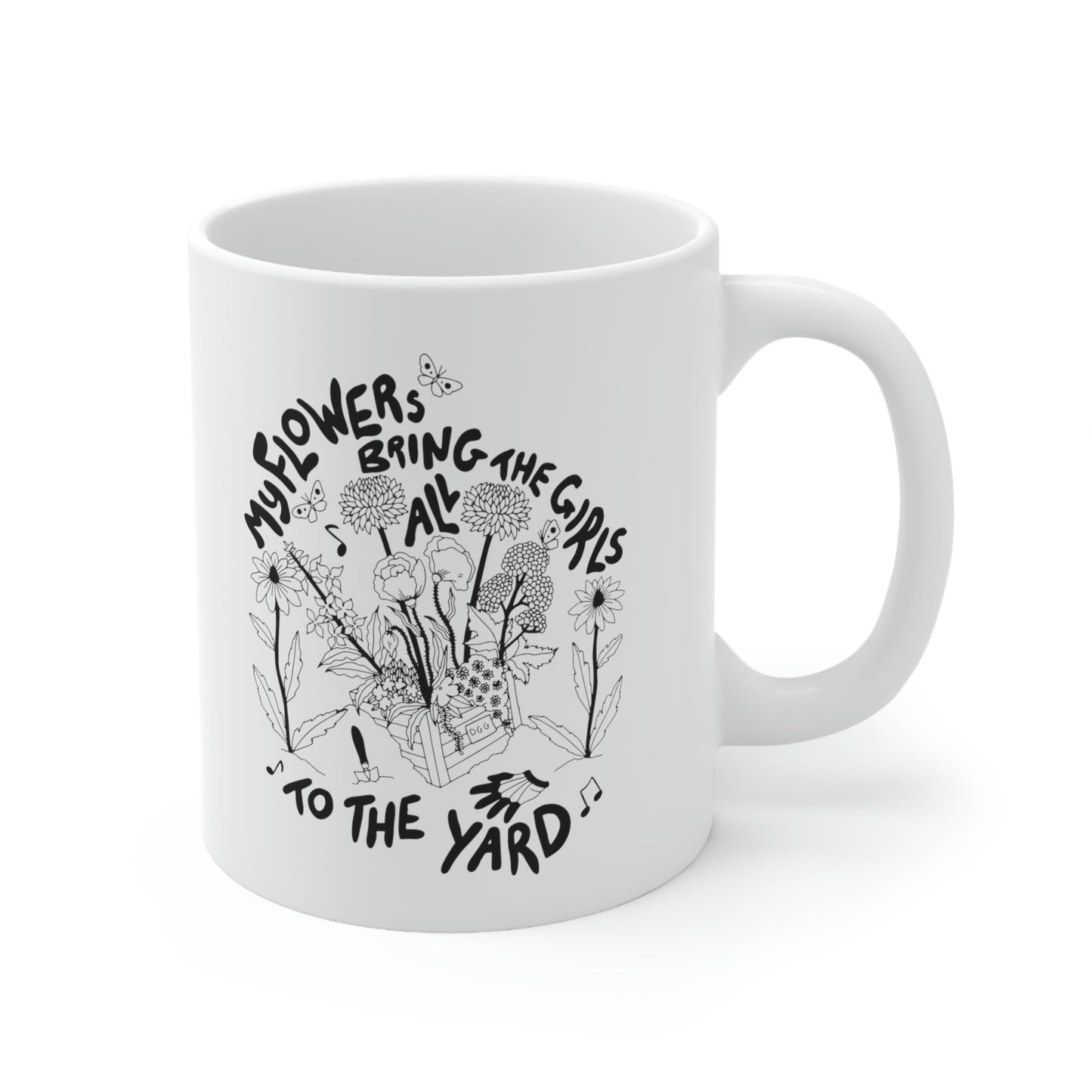 My Flowers Ceramic Mug 11oz