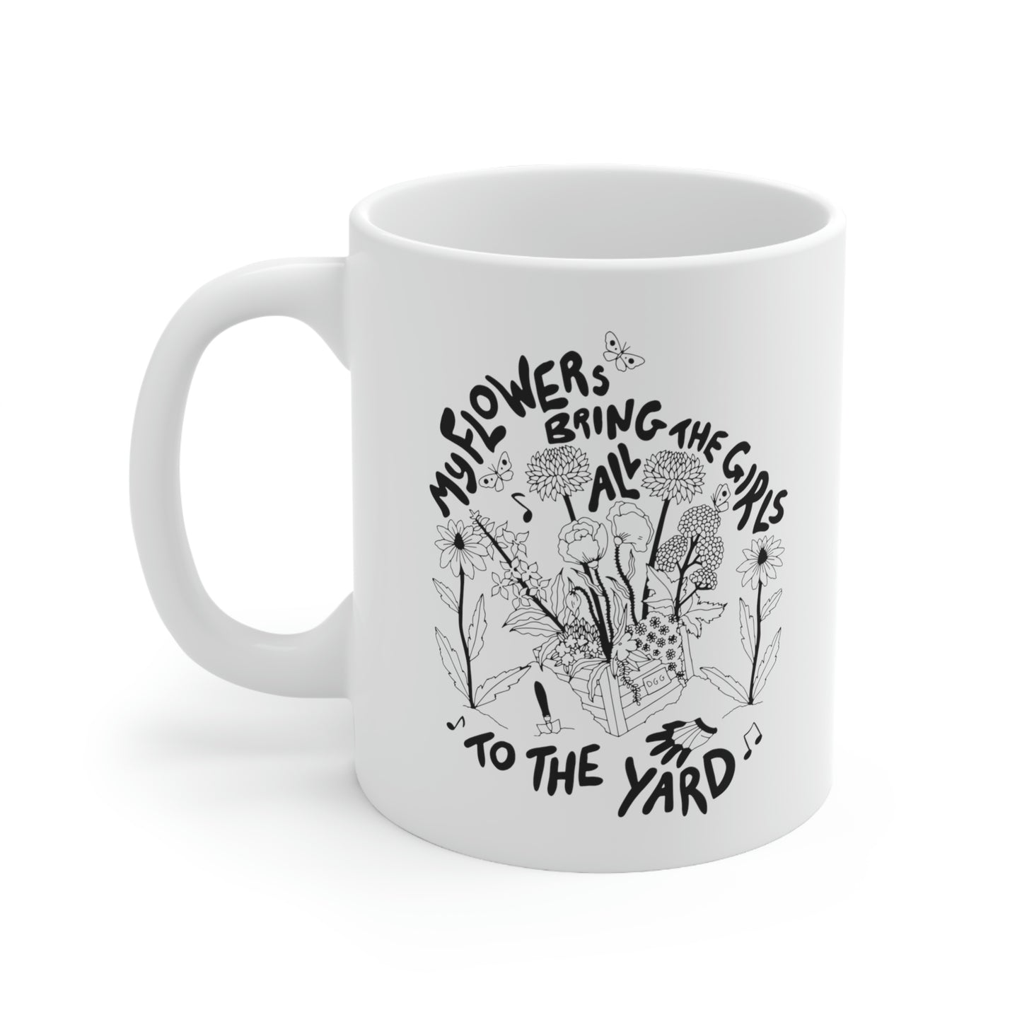 My Flowers Ceramic Mug 11oz