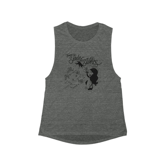 Throw Seeds Women's Flowy Scoop Muscle Tank